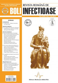 Romanian Journal of Infectious Diseases | Volumul XVII, No. 4, Year 2014
