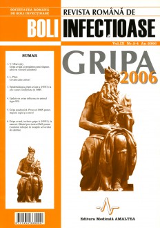 Romanian Journal of Infectious Diseases | Vol. IX, No. 3-4, Year 2006