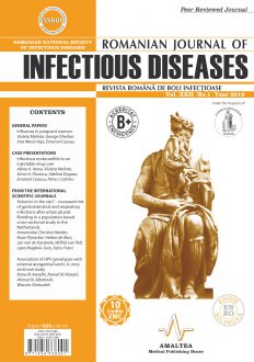 Romanian Journal of Infectious Diseases | Vol. XXII, No. 1, Year 2019