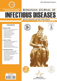 Romanian Journal of Infectious Diseases | Vol. XXII, No. 2, Year 2019