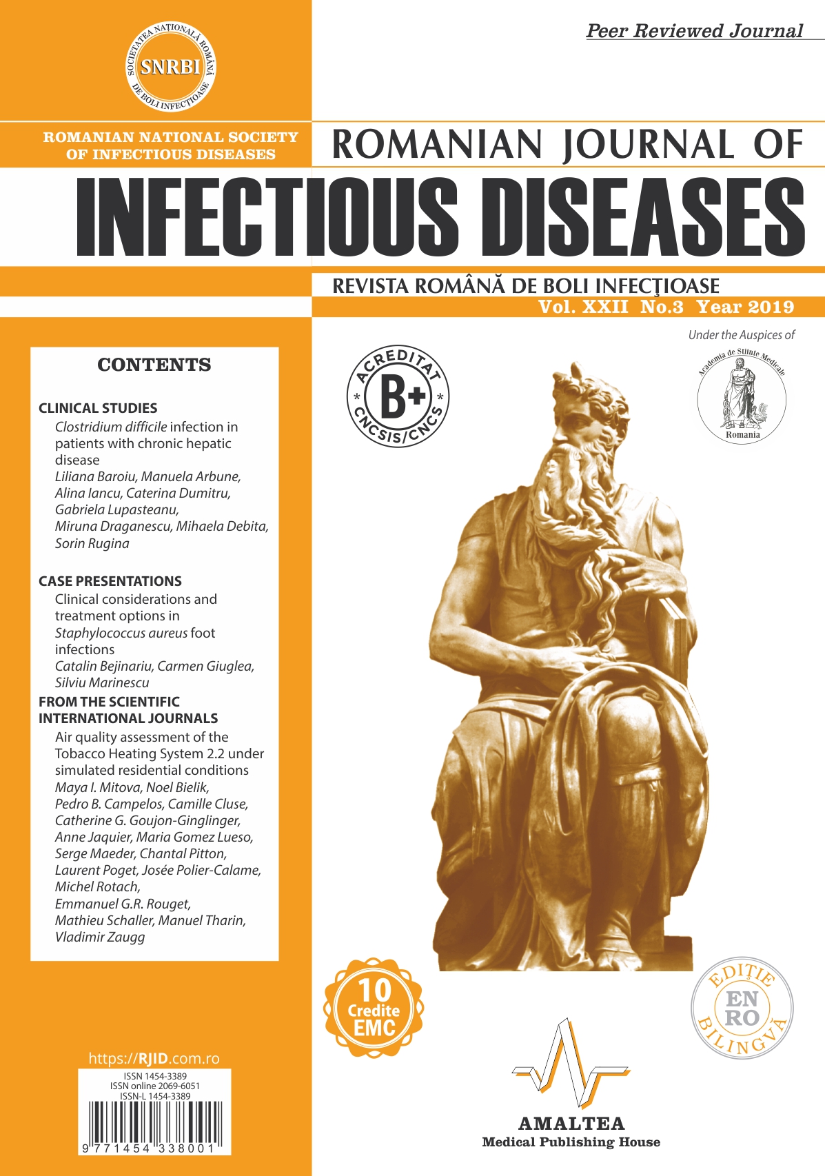 Revista Romana de Boli Infectioase | Vol. XXII, No. 3, 2019