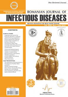 Romanian Journal of Infectious Diseases | Vol. XXII, No. 4, Year 2019