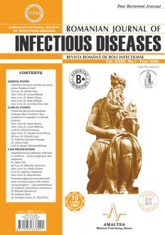 Romanian Journal of Infectious Diseases | Vol. XXIII, No. 1, Year 2020