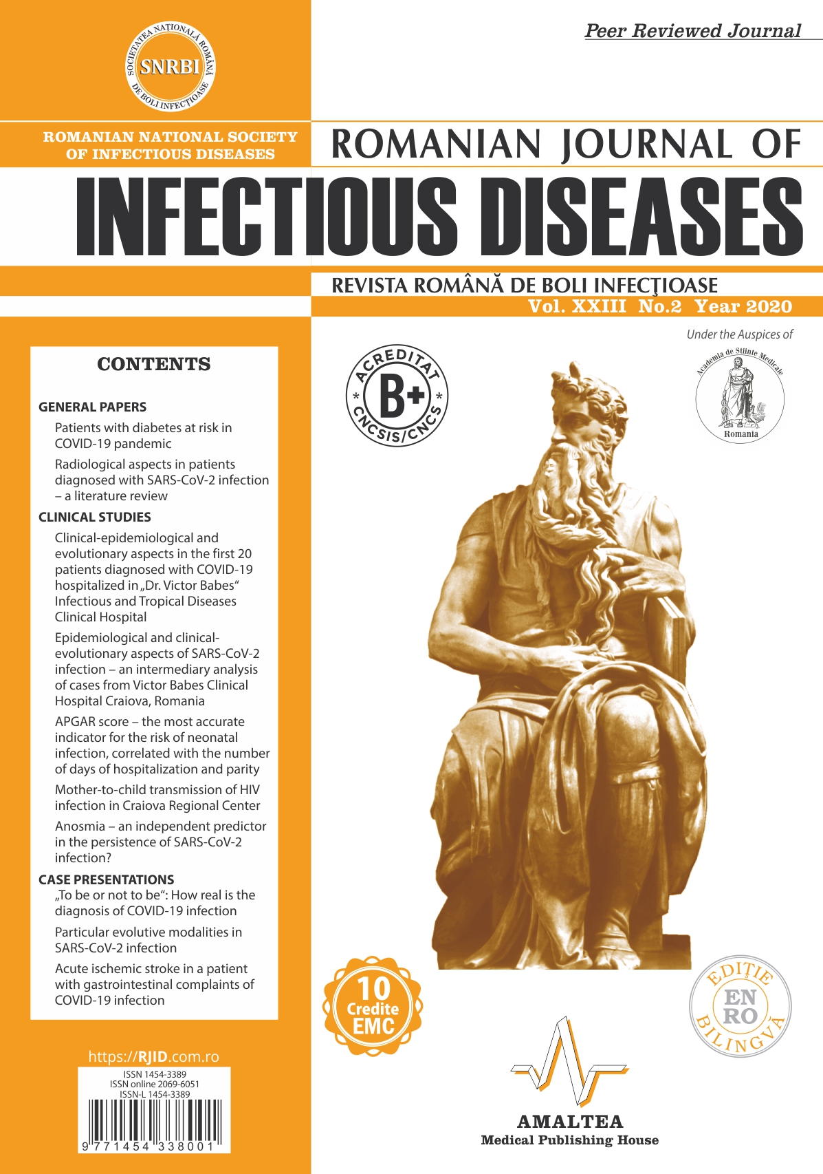 Revista Romana de Boli Infectioase | Vol. XXIII, No. 2, 2020