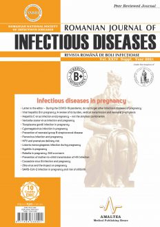 Romanian Journal of Infectious Diseases | Vol. XXIV, Suppl., Year 2021