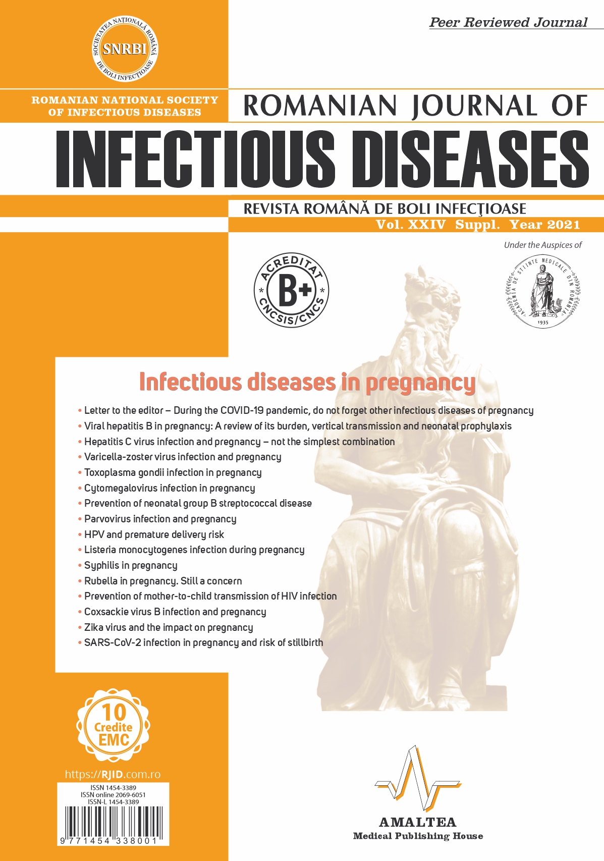 Romanian Journal of Infectious Diseases | Vol. XXIV, Suppl., 2021