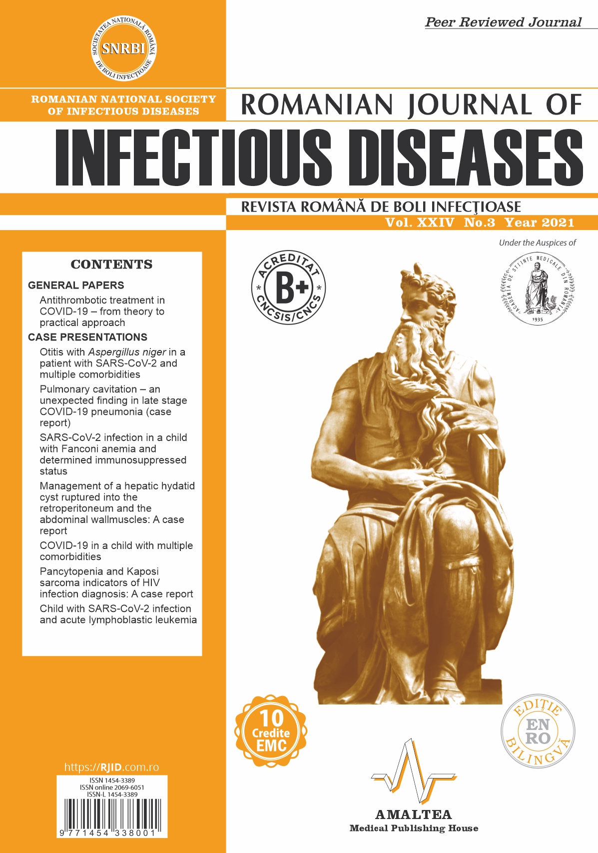 Revista Romana de Boli Infectioase | Vol. XXIV, No. 3, 2021