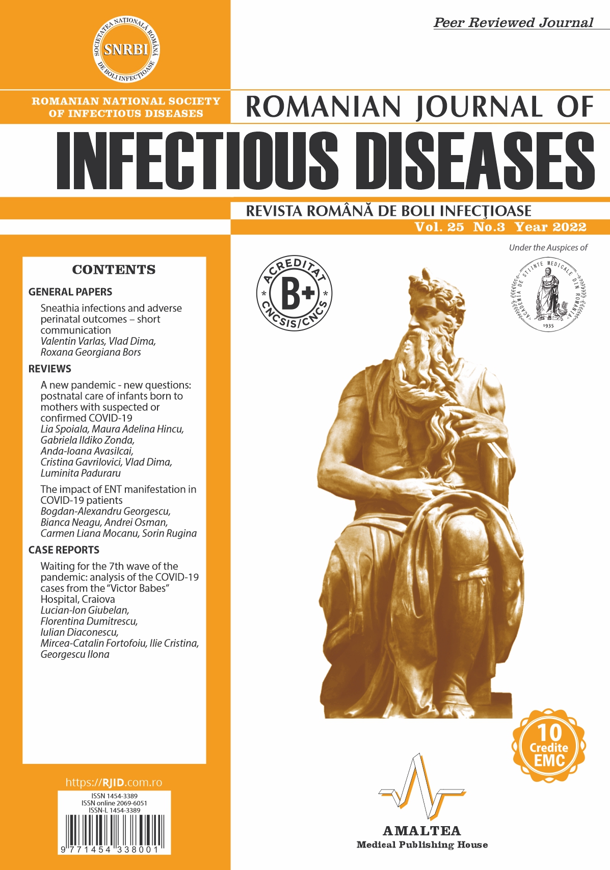 Romanian Journal of Infectious Diseases - Vol. 25, No. 3, 2022